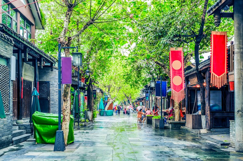 Stadtviertel in Chengdu, Sichuan (China) - ©zhouyilu - stock.adobe.com