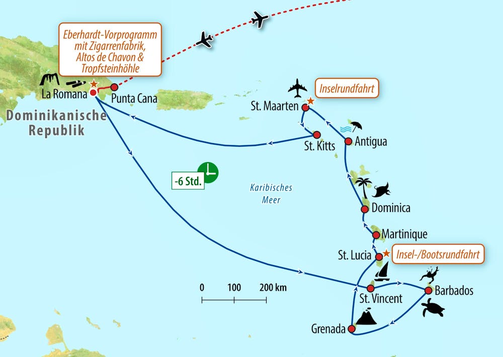 Ihre Reiseroute – © Eberhardt TRAVEL