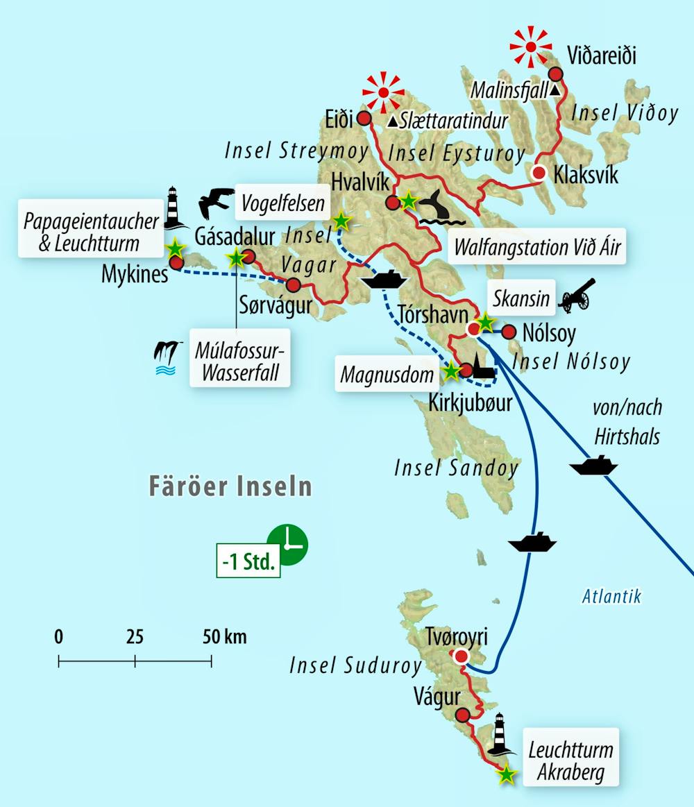 Ihre Reiseroute DK-MWFAR – © Eberhardt TRAVEL