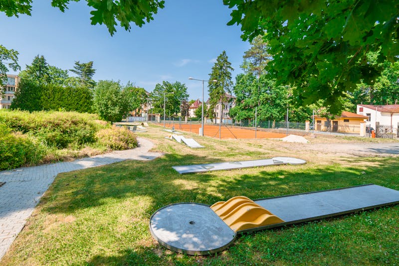Franzensbad - Kurhaus Erika - Minigolfanlage – ©Igor Vozka