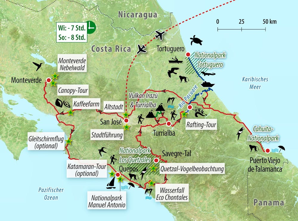 Ihre Reiseroute – © Eberhardt TRAVEL