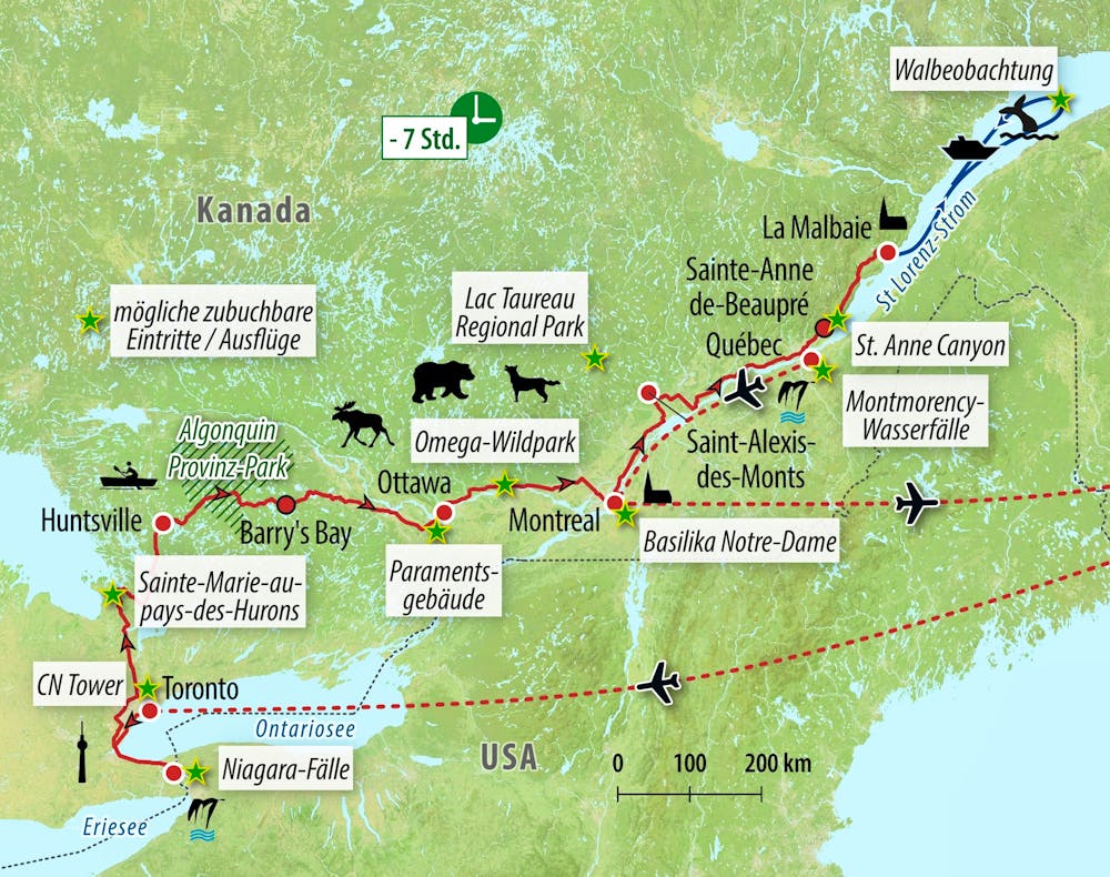 Ihre Reiseroute – © Eberhardt TRAVEL