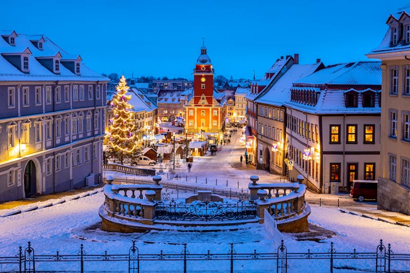 Altstadt von Gotha zur Weihnachtszeit - ©hecke71 - stock.adobe.com