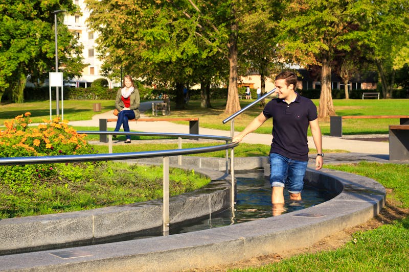 Kneippanlage im Kurpark von Bad Soden-Salmünster - ©Andreas Hild