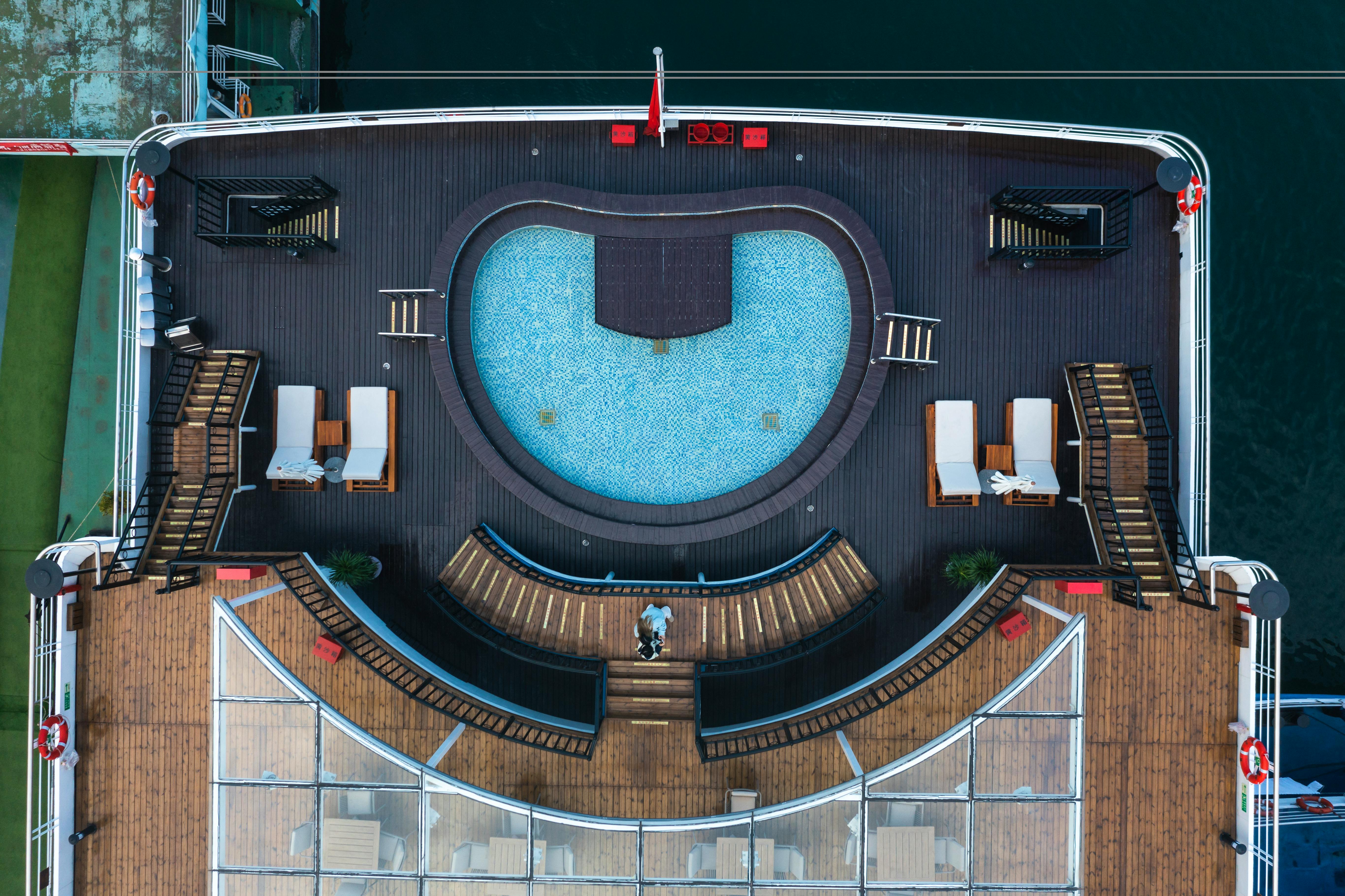 Yangtze Miracle Kreuzfahrtschiff - Pool&nbsp;&ndash;&nbsp;&copy;&nbsp;Yangtze Miracle Cruises