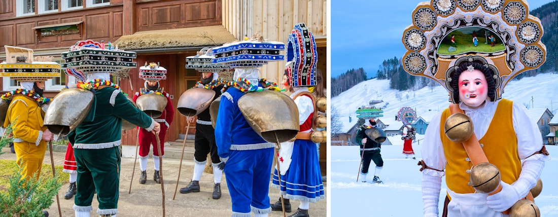 Silvesterchläuse im Appenzeller Land – © Yamagiwa - stock.adobe.com