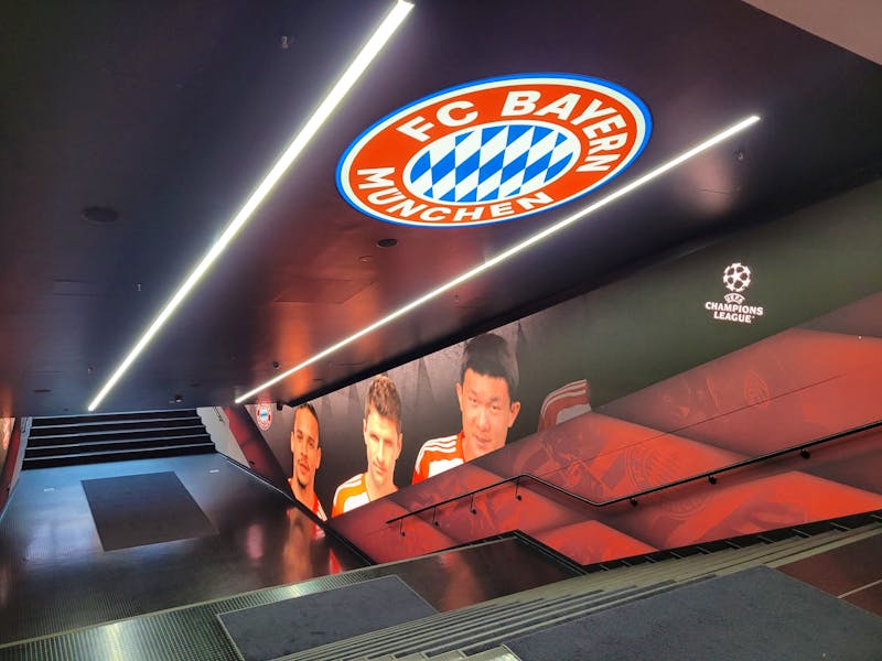 Besichtigung der Allianz Arena in München - ©Jörg Nesse - Eberhardt TRAVEL