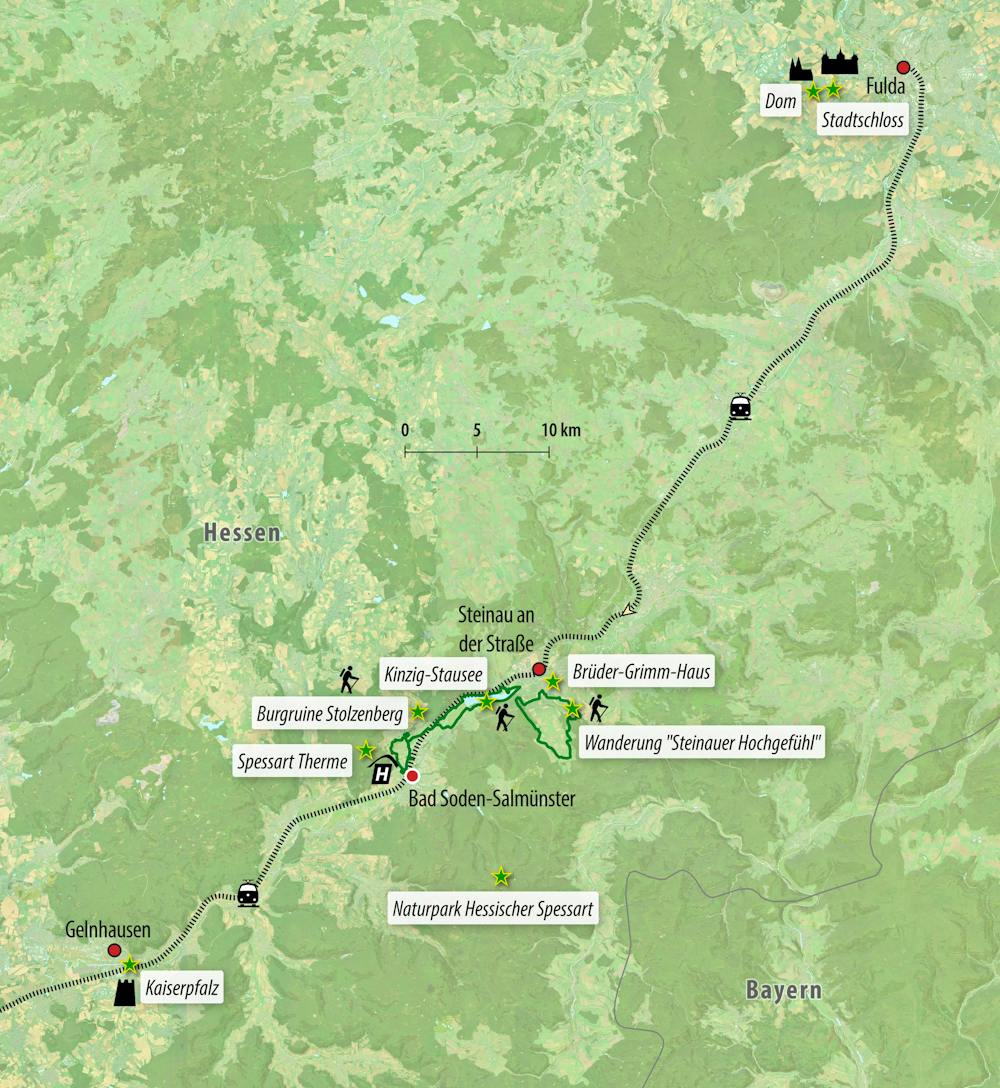 Ihre Reiseroute – © Eberhardt TRAVEL