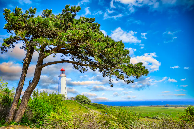 Leuchtturm auf der Ostsee-Insel Hiddensee - &copy;Wilhelm - stock.adobe.com