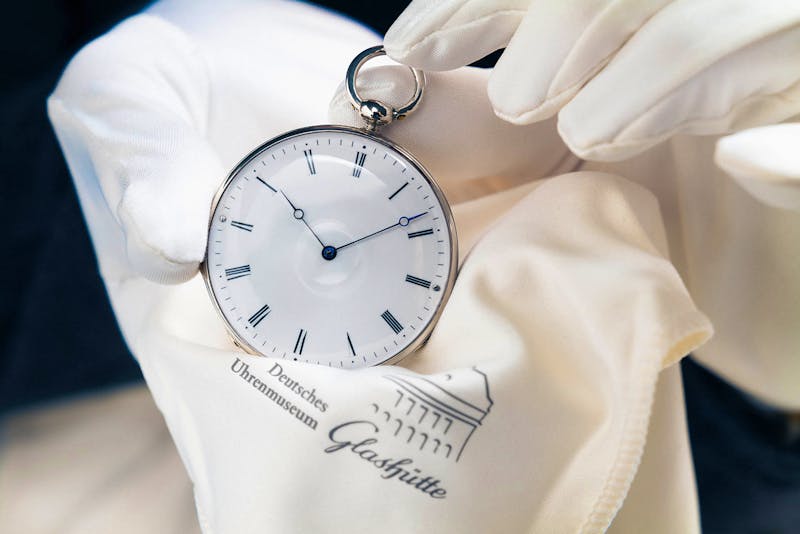 Deutsches Uhrenmuseum Glashütte - historische Glashütter Taschenuhr  - ©Deutsches Uhrenmuseum Glashütte - René Gaens