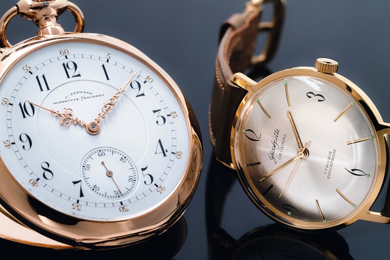 Deutsches Uhrenmuseum Glashütte - historische Glashütter Uhren - © Uhrenmuseum Glashütte - René Gaens