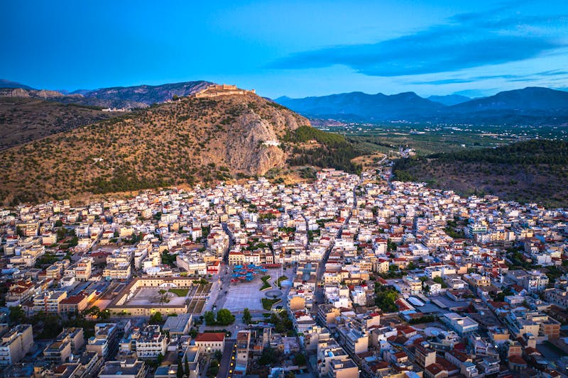 Larissa Hill und die Stadt Argos auf der Halbinsel Peloponnes - ©Mariana Ianovska - stock.adobe.com