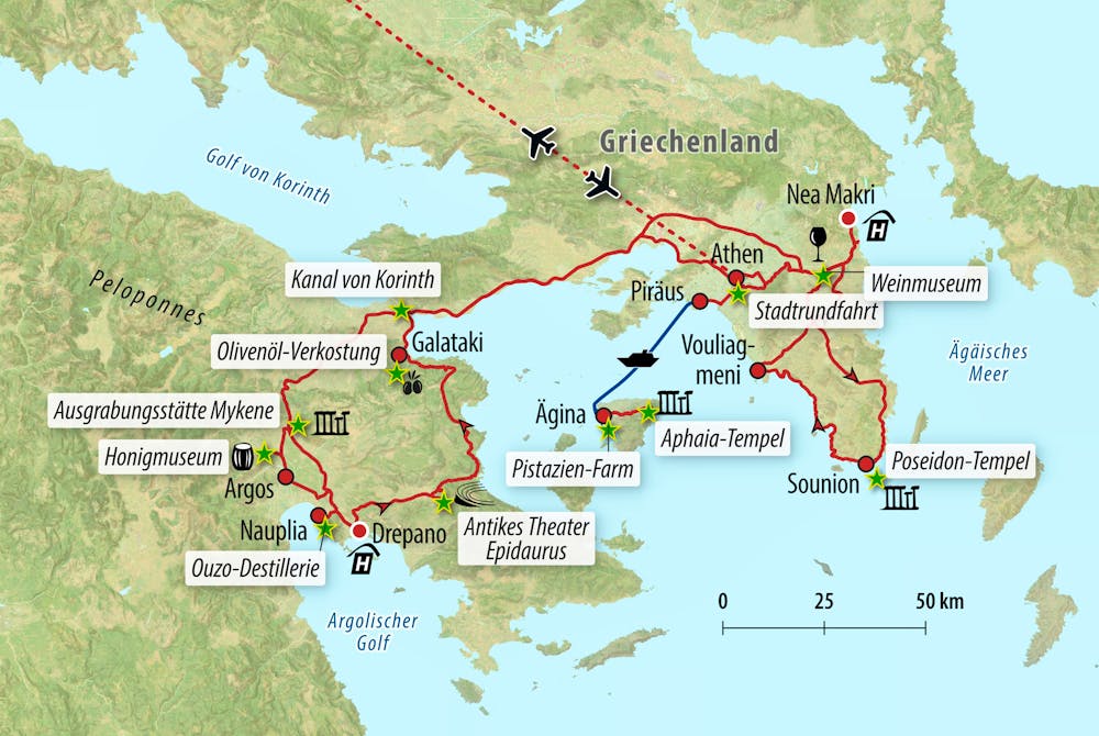 Ihre Reiseroute – © Eberhardt TRAVEL