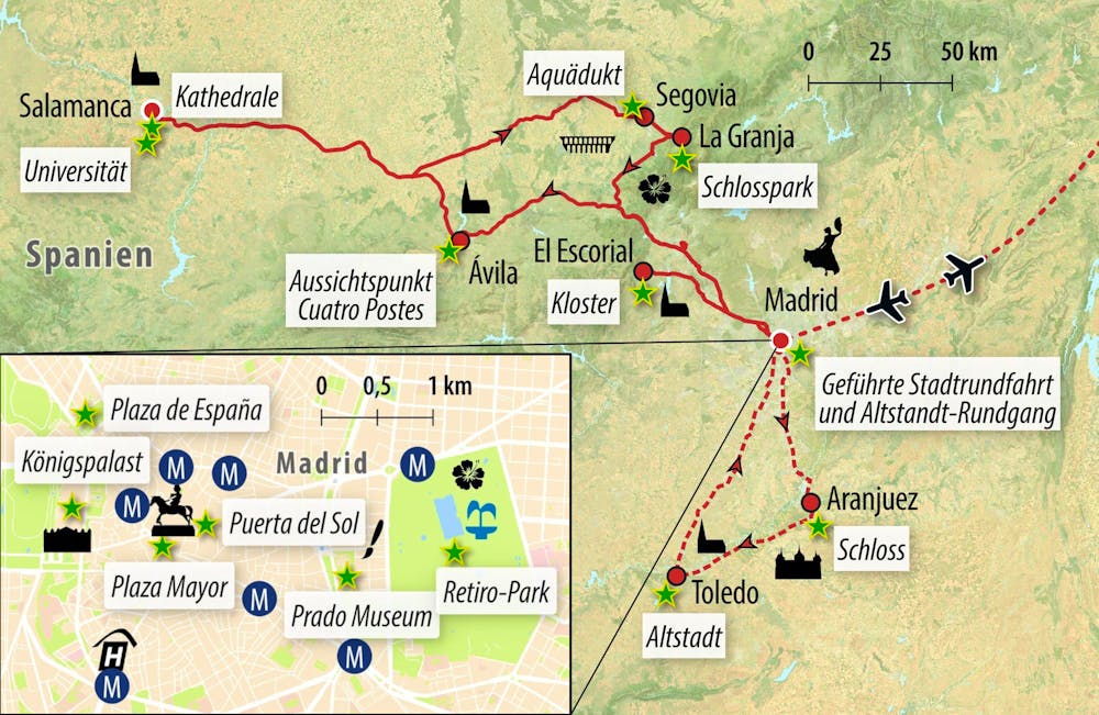 Ihre Reisesroute – © Eberhardt TRAVEL