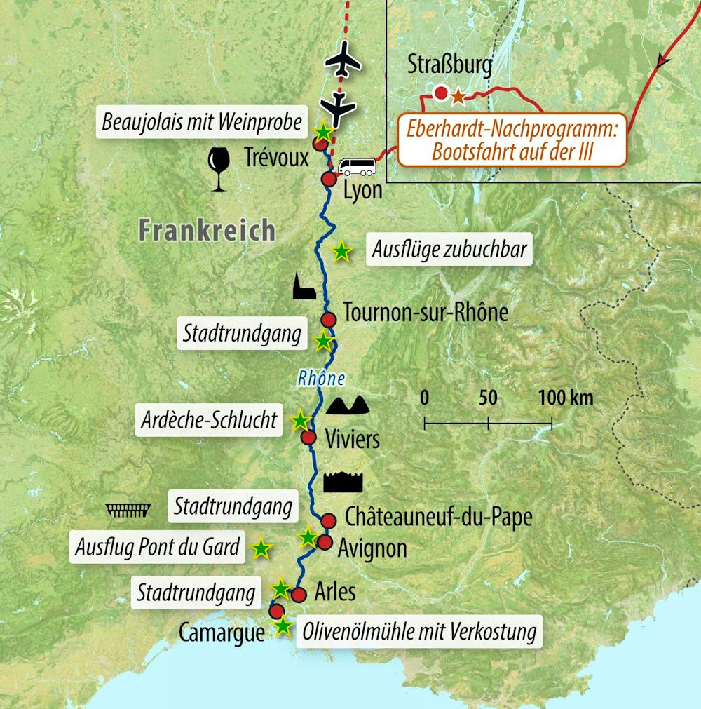 Ihre Reiseroute – © Eberhardt TRAVEL