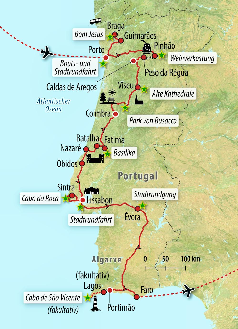 Ihre Reiseroute – © Eberhardt TRAVEL