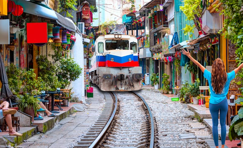 Eisenbahnstrecke in Hanoi - ©muratart - stock.adobe.com