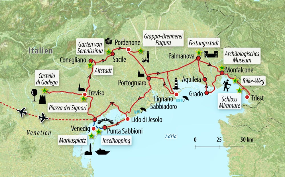 Ihre Reiseroute – © Eberhardt TRAVEL