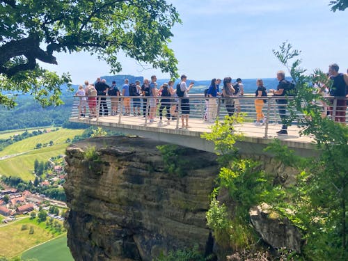 Neue Aussichtsplattform auf der Bastei in der Sächsischen Schweiz &ndash; &copy; contadora1999 - stock.adobe.com