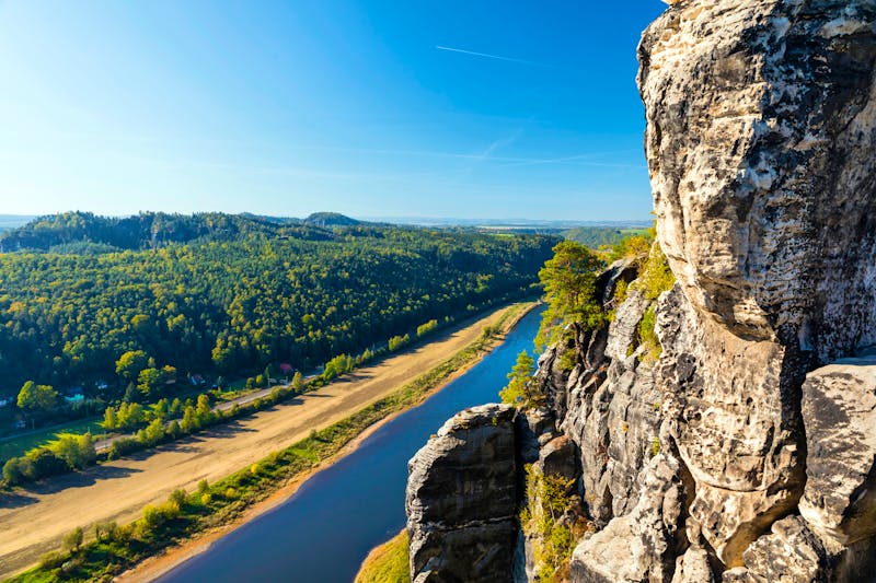 Basteiaussicht auf die Elbe - Sächsische Schweiz - &copy;suzette77 - stock.adobe.com
