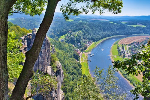 Aussicht von der Bastei auf die Elbe &ndash; &copy; Thomas Otto - stock.adobe.com