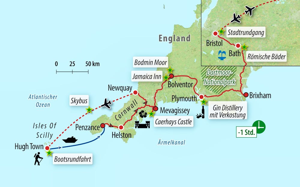 Ihre Reiseroute – © Eberhardt TRAVEL