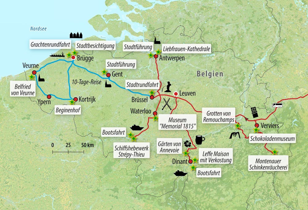 Ihre Reiseroute – © Eberhardt TRAVEL