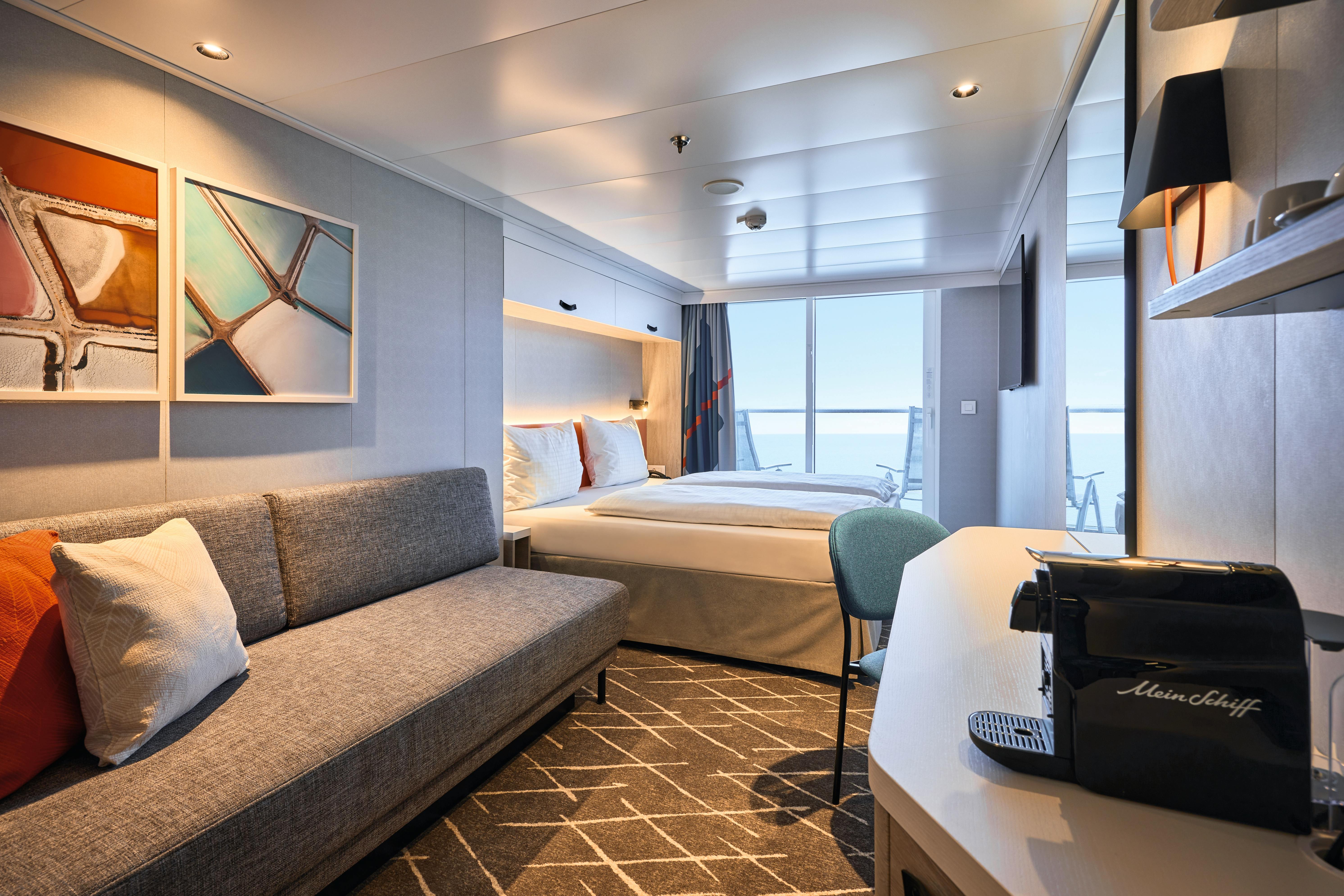 Balkonkabine auf der Mein Schiff Relax&nbsp;&ndash;&nbsp;&copy;&nbsp;René Supper