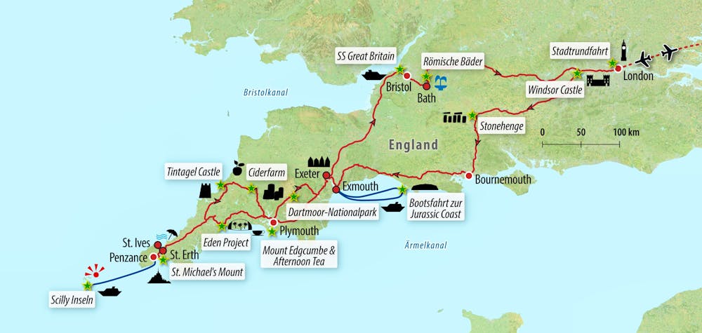 Ihre Reiseroute – © Eberhardt TRAVEL