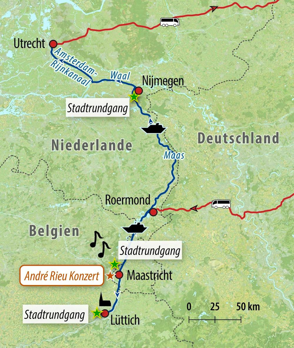 Ihre Reiseroute – © Eberhardt TRAVEL