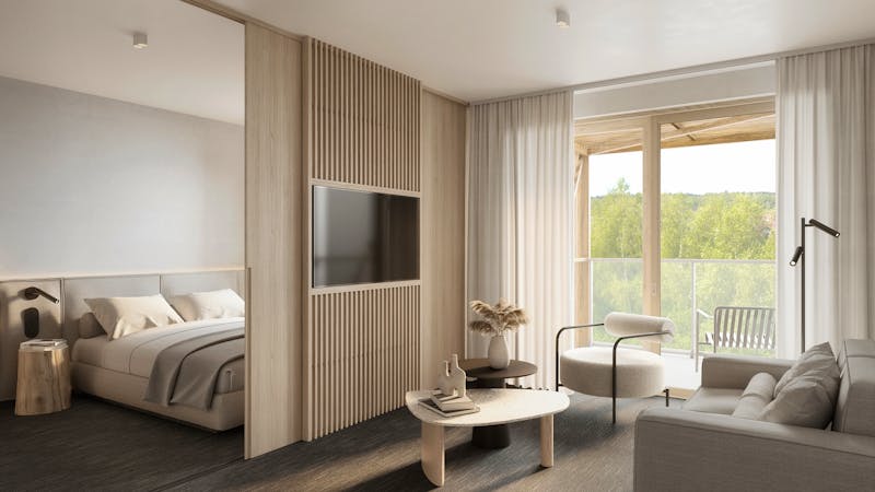 NICKEL Resort & Wellnest in Grzybowo bei Kolberg -  Deluxe Apartment Suite 2 – ©Nickel Resort & WellNest