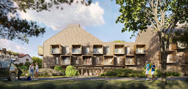 NICKEL Resort & Wellnest in Grzybowo bei Kolberg - Fassade 2 – ©Nickel Resort & WellNest