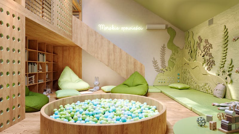 NICKEL Resort & Wellnest in Grzybowo bei Kolberg - Spielzimmer – ©Nickel Resort & WellNest