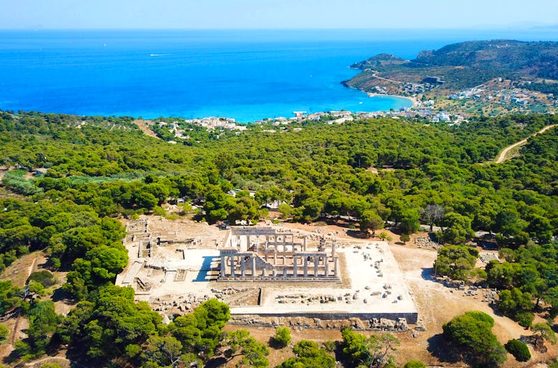Aphaia Tempel auf der Insel Ägina - ©aerial-drone - stock.adobe.com