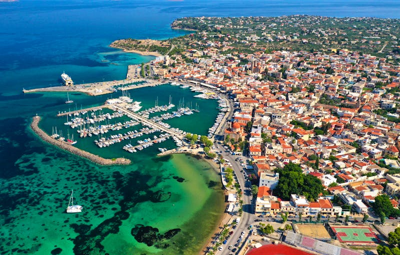 Hafen der Insel Ägina - Griechenland - ©aerial-drone - stock.adobe.com