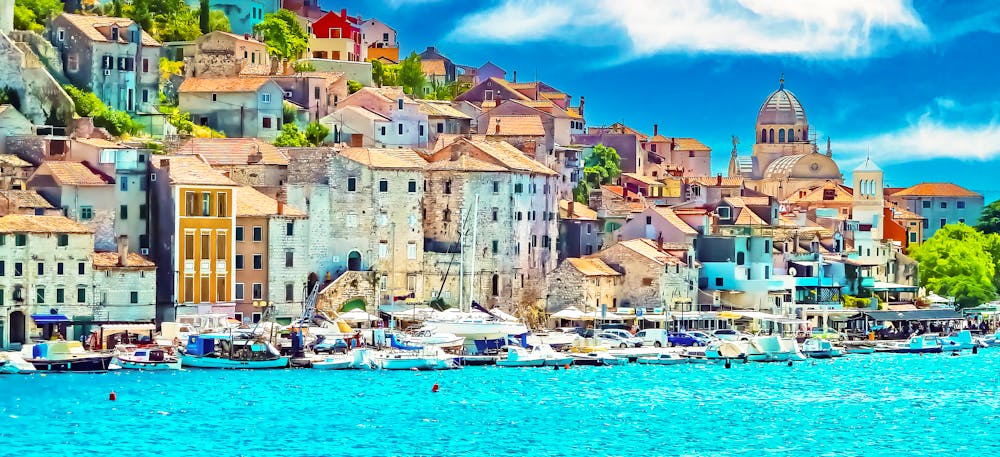 Sibenik in Dalmatien, Kroatien &ndash; &copy; Ralf - stock.adobe.com