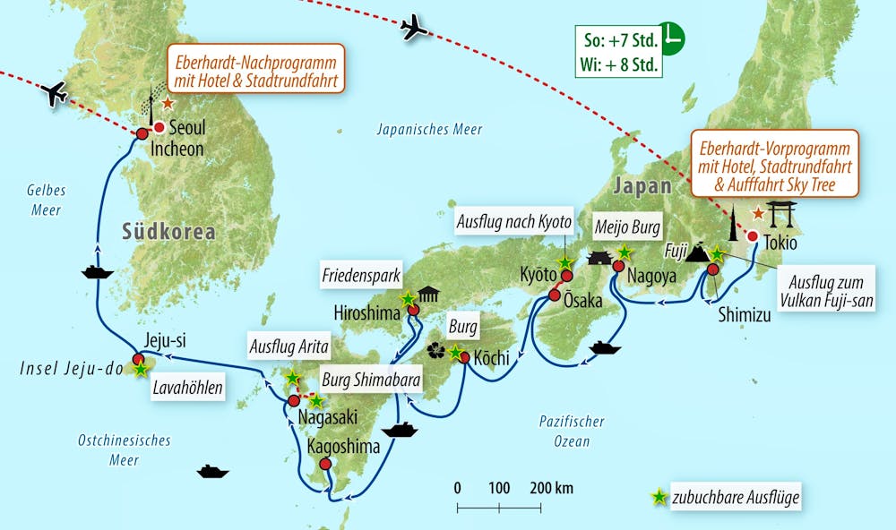 Ihre Reiseroute – © Eberhardt TRAVEL
