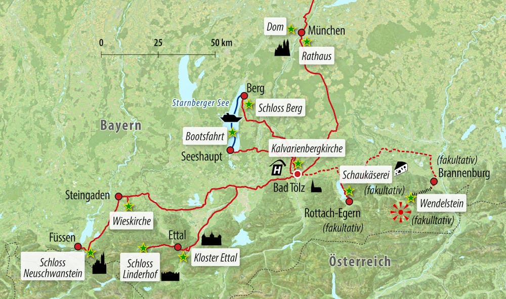 Ihre Reiseroute – © Eberhardt TRAVEL