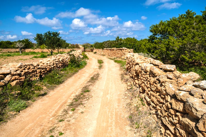 Wanderweg auf der La Mola Hochebene auf der Insel Formentera - ©Tolo - stock.adobe.com