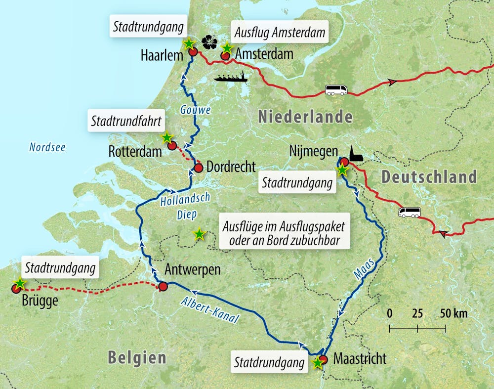 Ihre Reiseroute – © Eberhardt TRAVEL