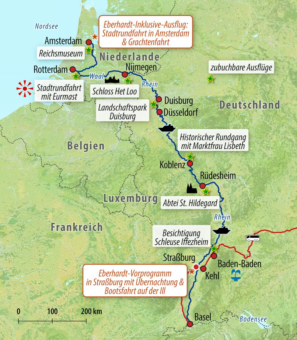 Ihre Reiseroute – © Eberhardt TRAVEL