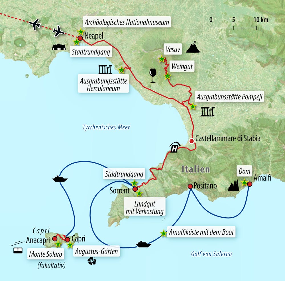 Ihre Reiseroute – © Eberhardt TRAVEL