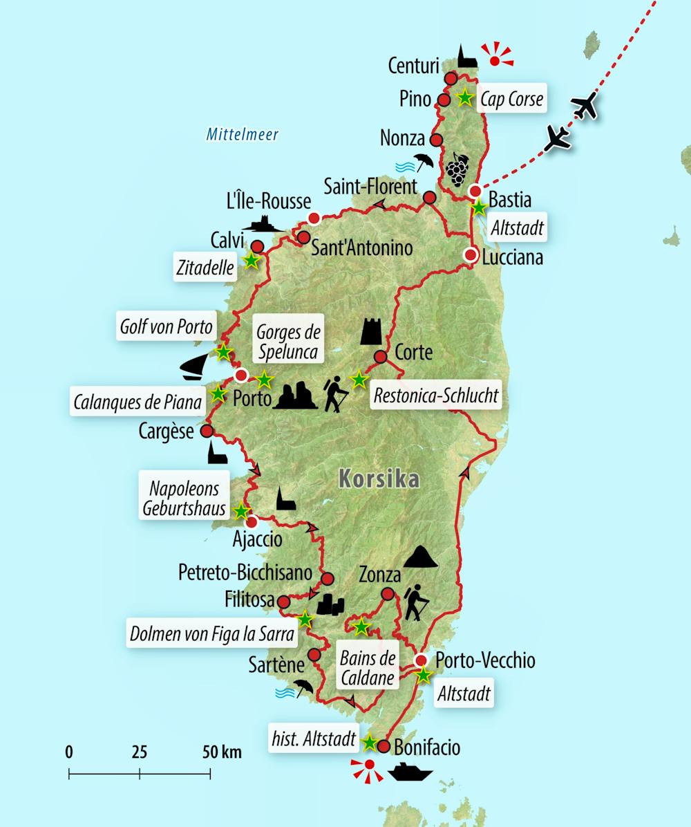 Ihre Reiseroute – © Eberhardt TRAVEL