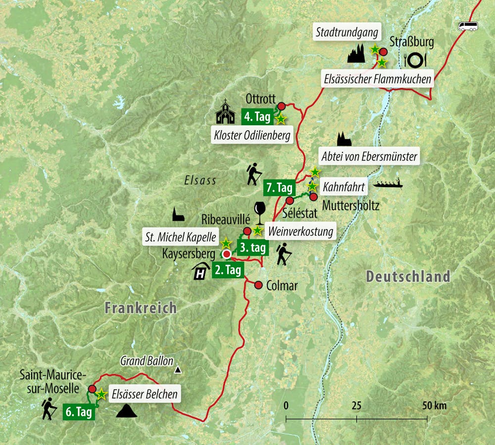 Ihre Reiseroute – © Eberhardt TRAVEL