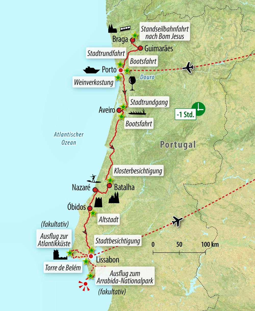 Ihre Reiseroute – © Eberhardt TRAVEL