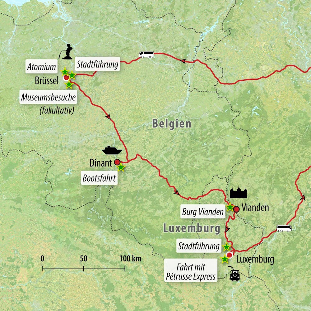 Ihre Reiseroute – © Eberhardt TRAVEL