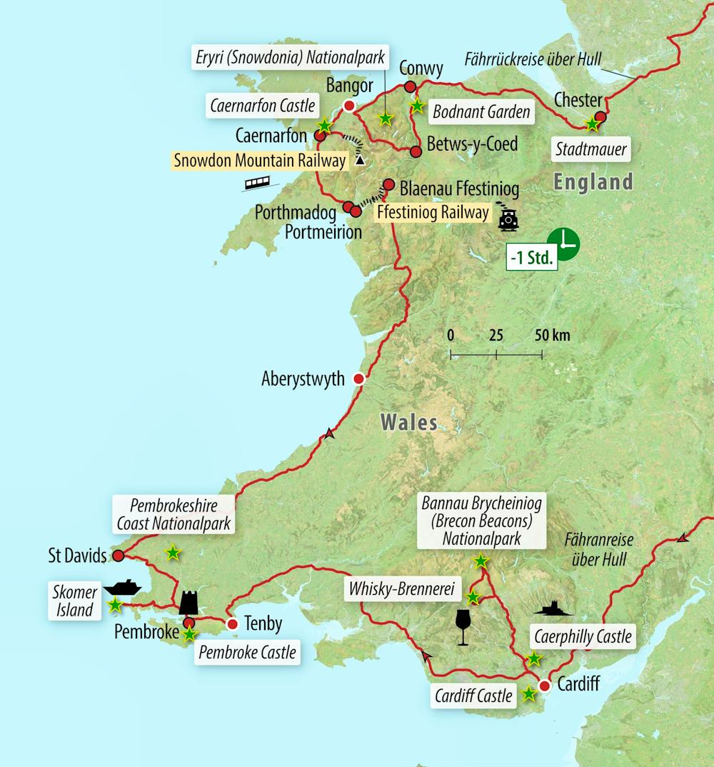 Ihre Reiseroute – © Eberhardt TRAVEL