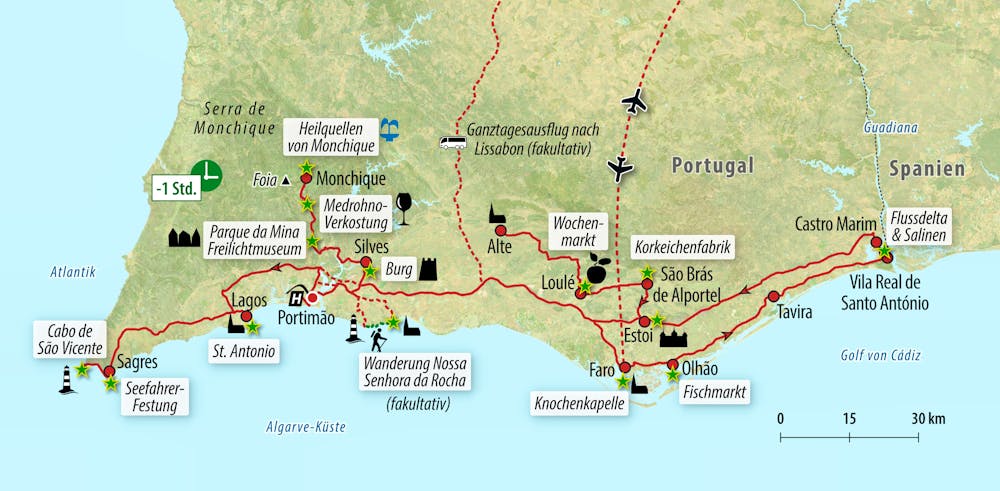 Ihre Reiseroute – © Eberhardt TRAVEL