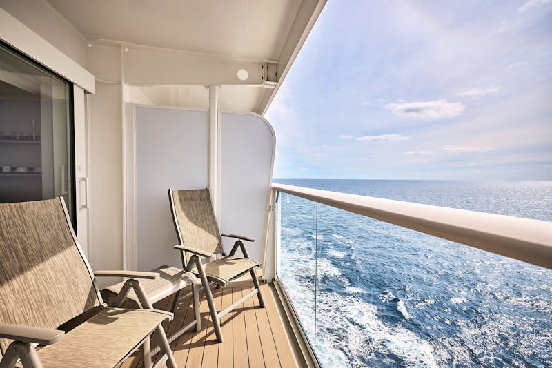 Balkon der Balkonkabine  auf der Mein Schiff Relax - ©René Supper