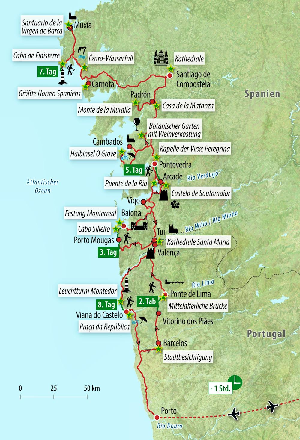 Ihre Reiseroute – © Eberhardt TRAVEL